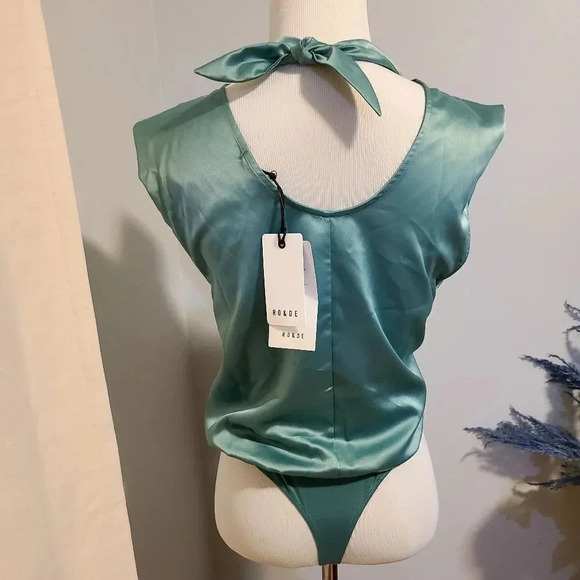 NWT Ro & De Sea Foam Green Bodysuit - Picture 3 of 5
